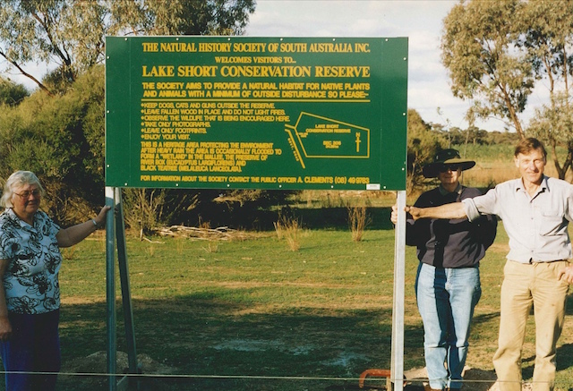 Lake Short Reserve being Opened