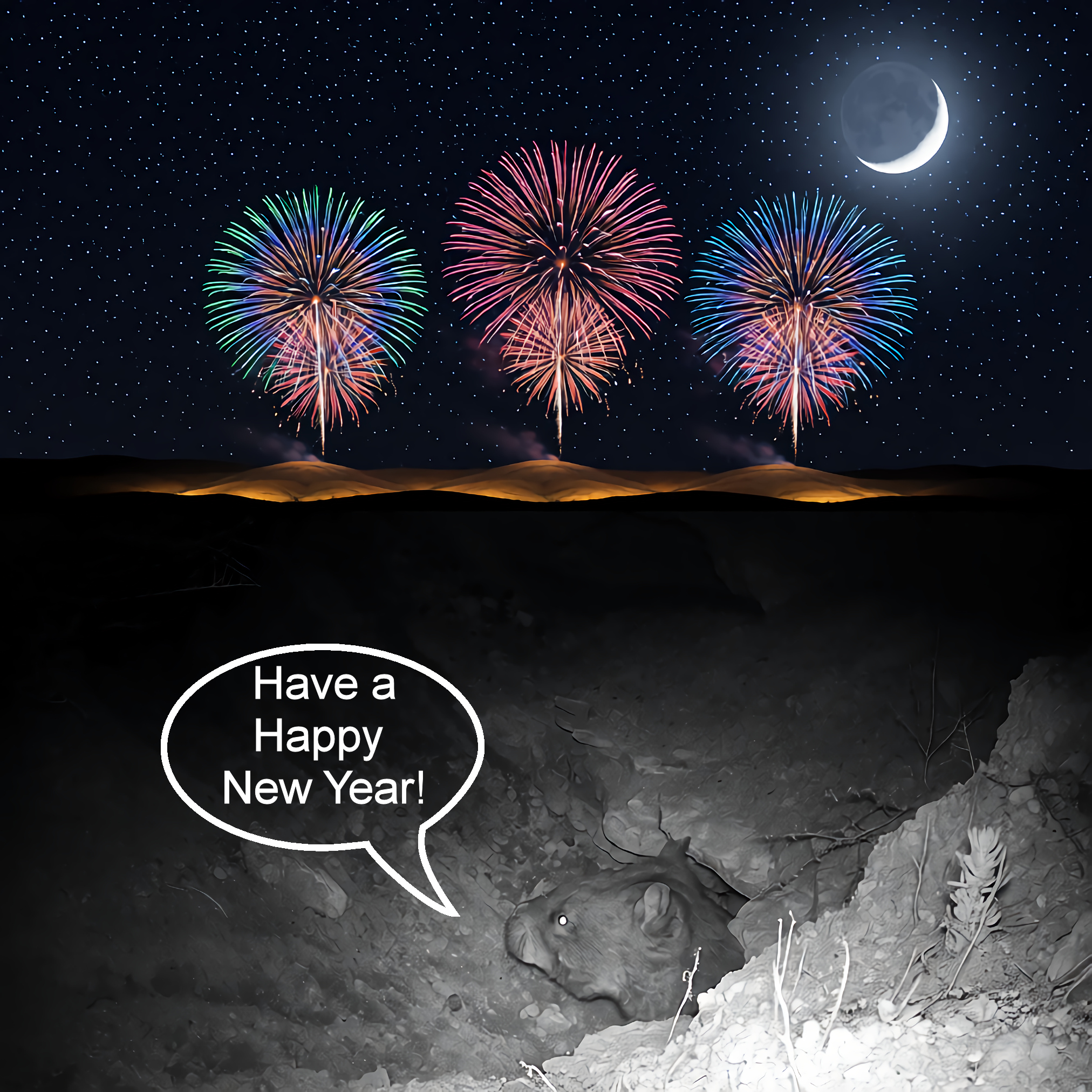 Happy New Year Wombat