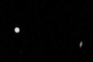 Jupiter-Saturn conjunction 21 Dec 2020 by Colin Hill