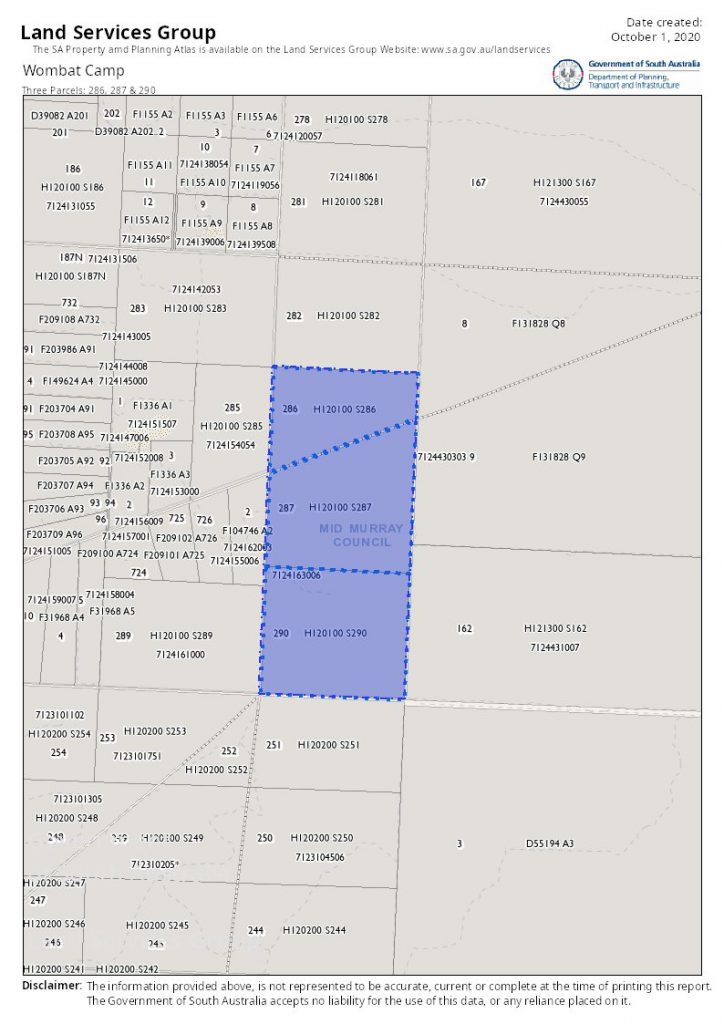 The 3 blocks that constitute Wombat Camp